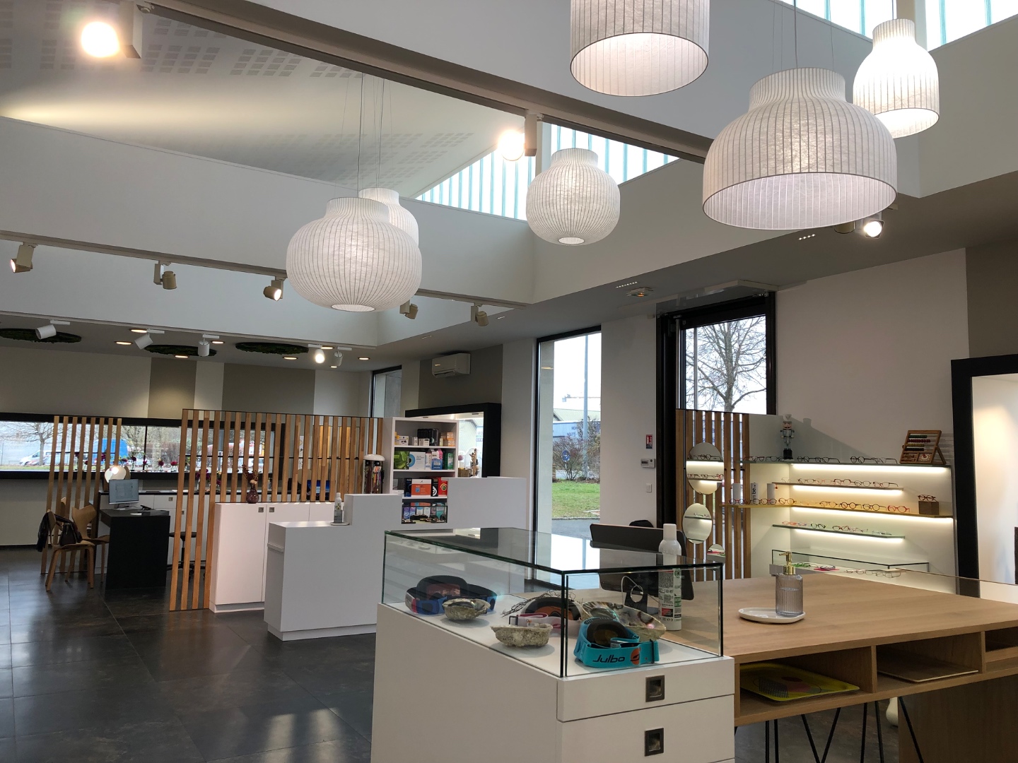 Aménagement de magasin d'optique